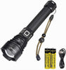 P90 LED Rechargeable Laser Flashlight