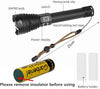 P90 LED Rechargeable Laser Flashlight